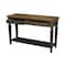 International Concepts Rectangle Vista Console/Sofa Table, 48 W, 16 L, 30 in H, Wood, Hickory/Washed Coal OT45-15S - alternate 3